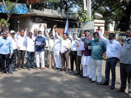  ST workers blew the trumpet of agitation